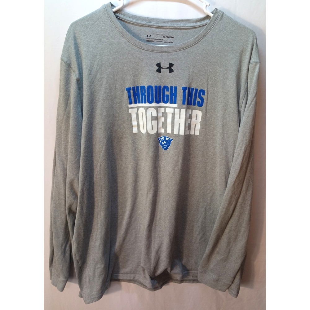 Men's Under Armour Loose GA State Panthers Long Sleeve T-Shirt, XL, Gray